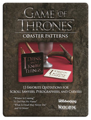 Game of Thrones Coaster Patterns
