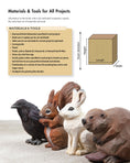 Load image into Gallery viewer, Whittling Flat-Plane Animals
