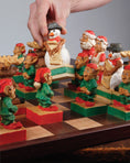 Load image into Gallery viewer, Woodcarving a Christmas Chess Set

