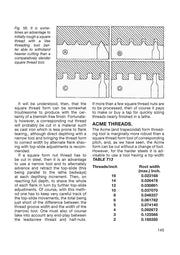Screwcutting in the Lathe for Home Machinists