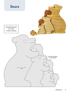 Adorable Animal Family Puzzles in Wood