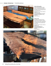 Building Wood and Resin River-Style Tables