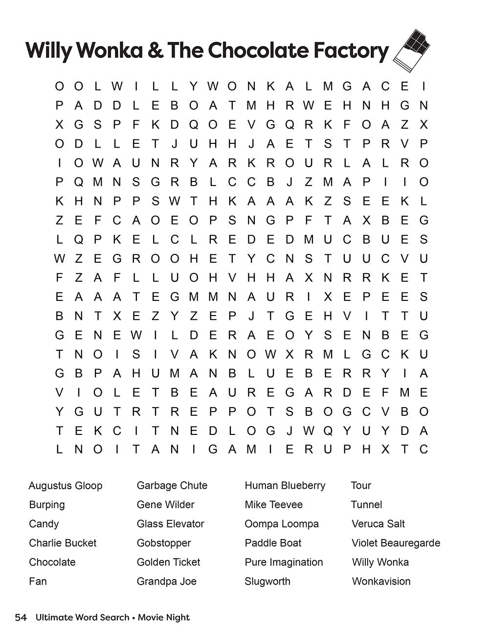 Ultimate Word Search Movie Night