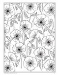 Load image into Gallery viewer, Modern Flowers Coloring Book
