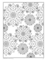 Modern Flowers Coloring Book