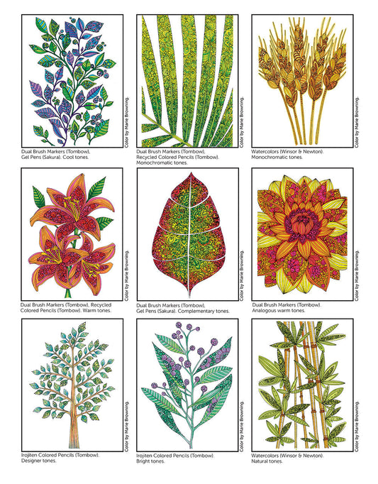 Creative Coloring Botanicals