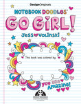 Load image into Gallery viewer, Notebook Doodles Go Girl!
