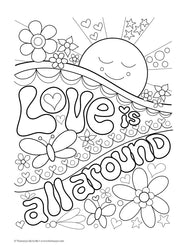 Don't Worry, Be Happy Coloring Book Treasury