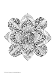 Mandalas and More Coloring Book Treasury