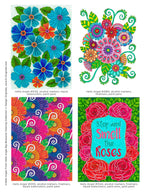 Hello Angel Big Beautiful Blossoms Coloring Collection