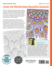 Hello Angel Majestic Animals Coloring Collection