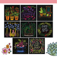 Load image into Gallery viewer, Chalk-Style Botanicals Deluxe Coloring Book
