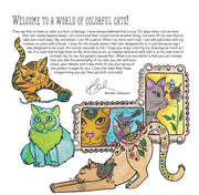 Funky Cats Coloring Book