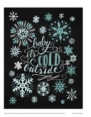 Chalk-Style Holiday Coloring Book