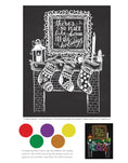 Load image into Gallery viewer, Chalk-Style Holiday Coloring Book

