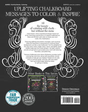 Chalk-Style Expressions Coloring Book