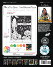 Chalk-Style Nature Coloring Book