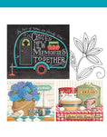 Load image into Gallery viewer, Chalk-Style Garden Coloring Book
