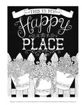 Load image into Gallery viewer, Chalk-Style Garden Coloring Book
