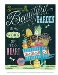 Load image into Gallery viewer, Chalk-Style Garden Coloring Book
