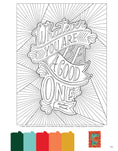 Load image into Gallery viewer, Color Me a Quote Coloring Book
