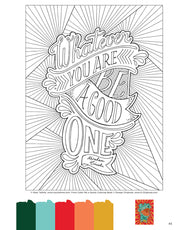 Color Me a Quote Coloring Book