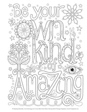 More Good Vibes Coloring Book