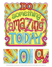 More Good Vibes Coloring Book