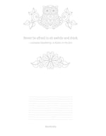 Groovy Owls Coloring Book
