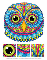Groovy Owls Coloring Book