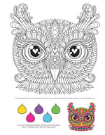 Groovy Owls Coloring Book