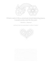 Hippie Animals Coloring Book