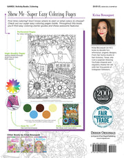 KC Doodle Art Fantasy Garden Coloring Book