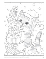 Santa's Furry Helpers Coloring Book