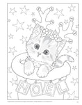 Load image into Gallery viewer, Santa's Furry Helpers Coloring Book
