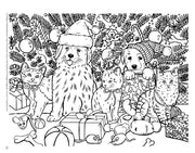 Christmas Cuties Coloring Book