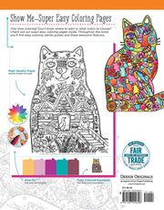 Happy Cats Coloring Book