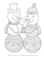 Merry & Bright Holiday Coloring Book