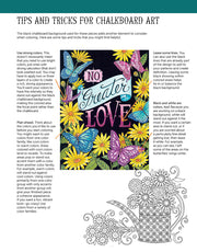 Chalk-Style Blessings Coloring Book