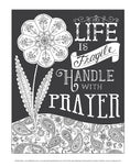 Load image into Gallery viewer, Chalk-Style Blessings Coloring Book
