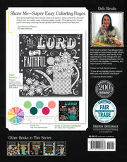 Chalk-Style Blessings Coloring Book