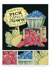 Chalk-Style Simple Life Coloring Book