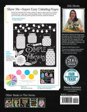 Chalk-Style Simple Life Coloring Book