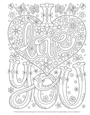 Power of Love Coloring Book