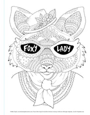 Hello Angel Irresistible Animals Coloring Collection