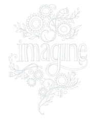 Just Add Watercolor Happy Thoughts