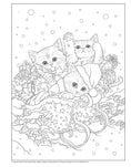 Load image into Gallery viewer, Santa's Kitty Helpers Holiday Coloring Book
