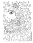 Load image into Gallery viewer, Holiday Cheer Coloring Book
