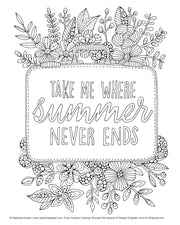 Creative Coloring Through the Seasons