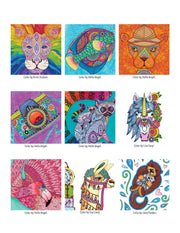 Hello Angel Fun & Fantastic Animals Adult Coloring Collection